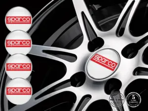 Sparco Style Bombé Emblèmes Racing Personnalisés